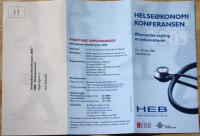 HEB Helsekonferanse brosjyre for Rokkan-senteret