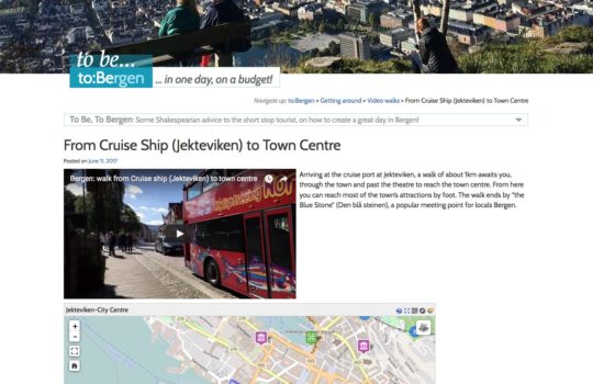 ToBergen.com – nettsted for én-dags turister i Bergen